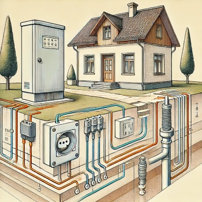 Toma de tierra eléctrico