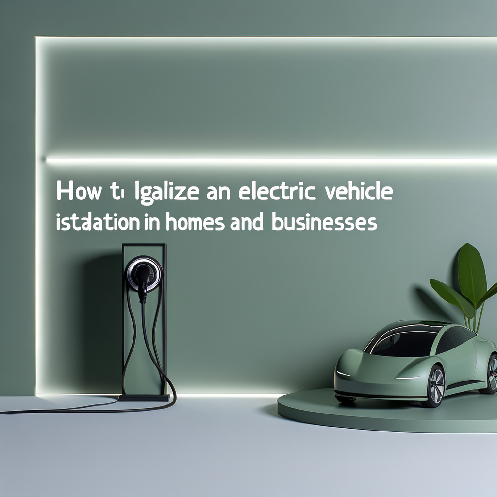 ¿Cómo legalizar una instalación de carga para vehículos eléctricos en viviendas y empresas?